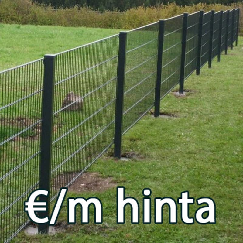 Kolmilanka-aita setit 2DS 2030mm RAL9005 Musta