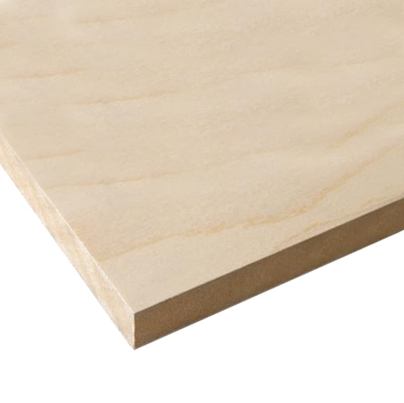 Puu ja kipsilevyt MDF 13mm Koivu AB rotary classic hiottu 2440x1220mm